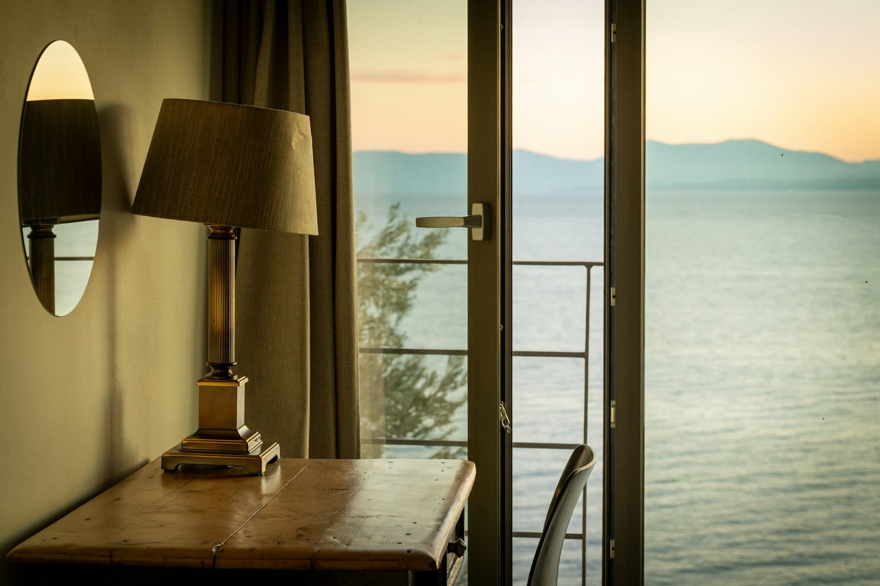 A quiet detail of natural materials in a warm interior